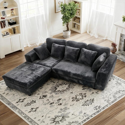 Jumbo cord corner sofa - jumbo,