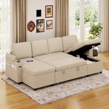 Corner Sofa Bed, L-Shaped