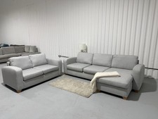 Grey DFS Layla L Shape Sofa &