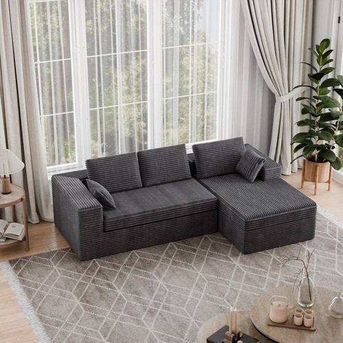Gray boneless cloud - boneless, couch