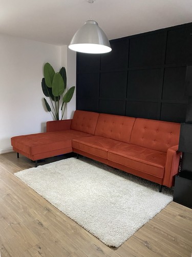 Shape corner sofa burnt - corner,