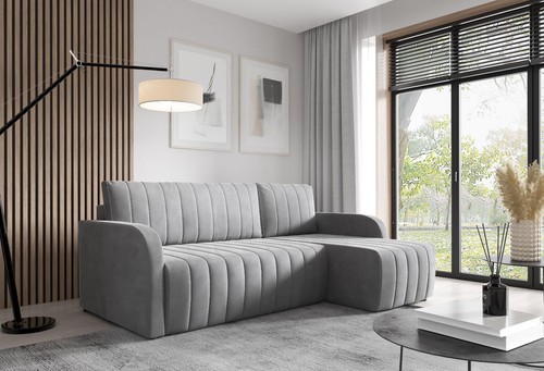 Shaped universal corner sofa - shaped,